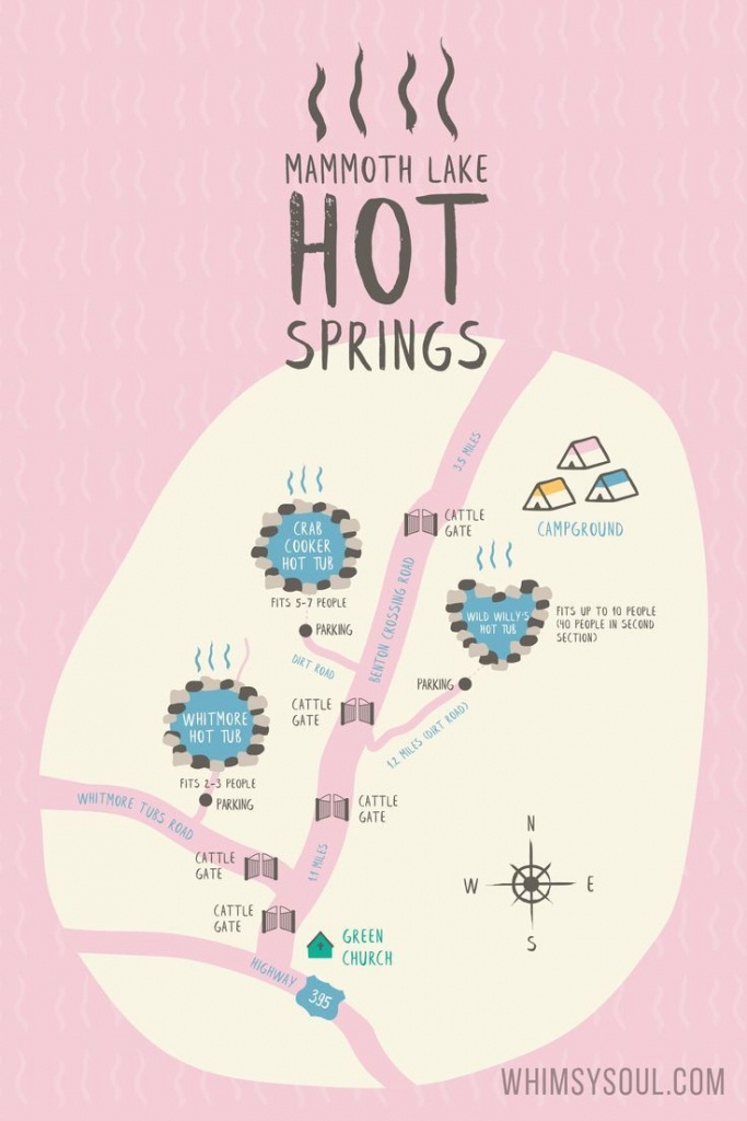 Mammoth Lakes Hot Springs (Complete Guide + Map!) | California Or - Lakes In California Map