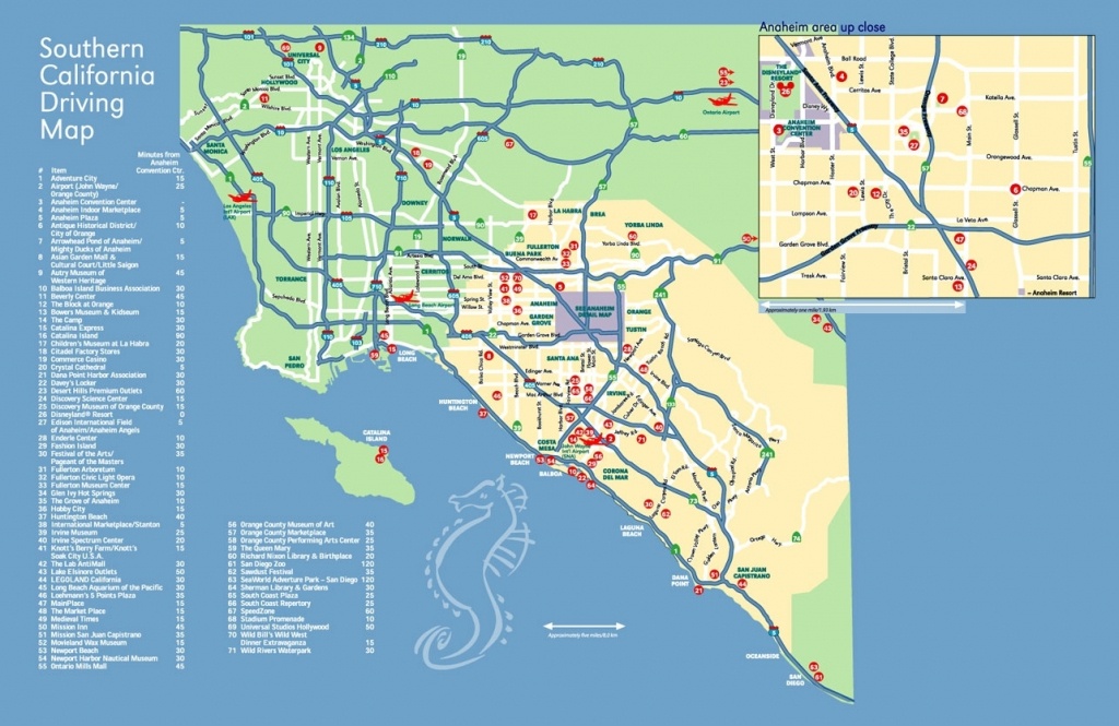 Map Anaheim California Surrounding Areas – Map Of Usa District - Map Of Anaheim California And Surrounding Areas