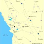 Map And Directions To Lake Santa Margarita, Ca   Highway 41 California Map