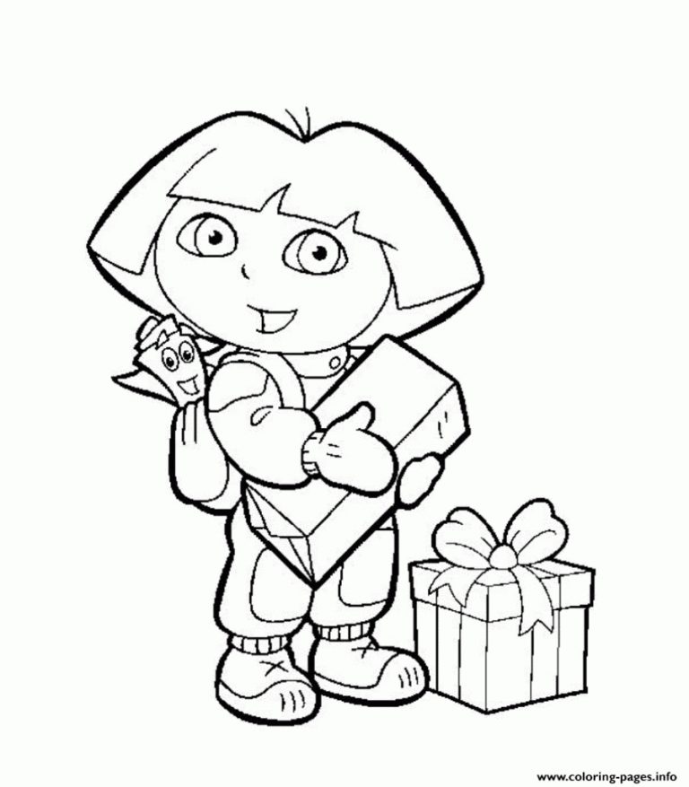 Map And Dora The Explorer Sc35C Coloring Pages Printable Dora Map