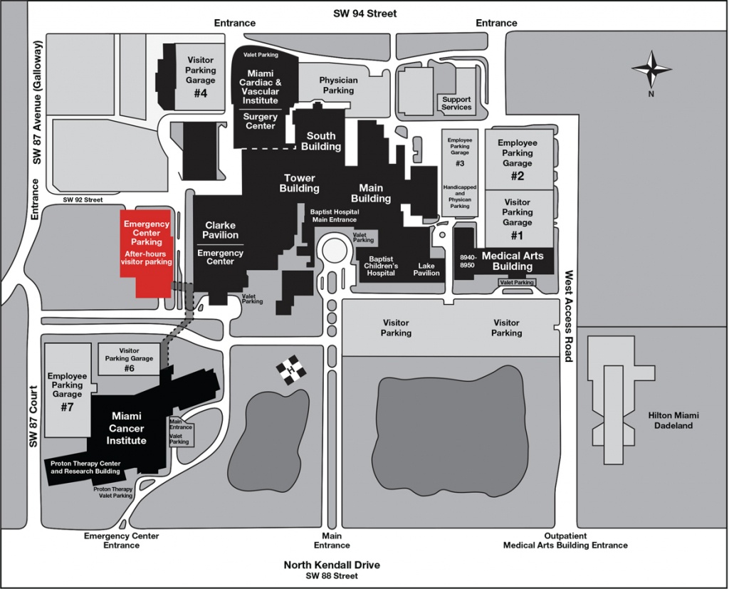 Map &amp;amp; Directions | Baptist Hospital Of Miami - Florida Hospital South Map