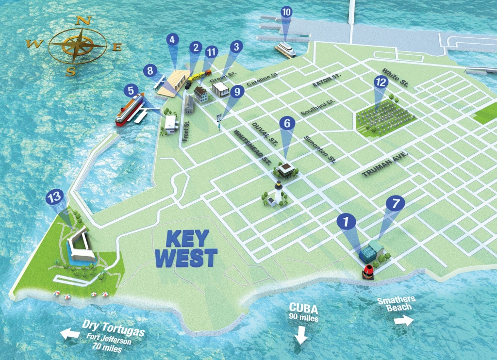 Map It Out Getting Around Key West | Key West Florida Weekly | Key - Street Map Of Key West Florida