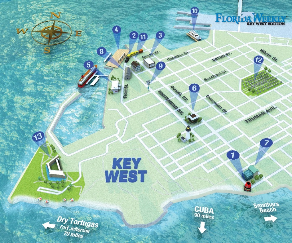 Map It Out | Key West Florida Weekly | Key West News - Map Of Duval Street Key West Florida