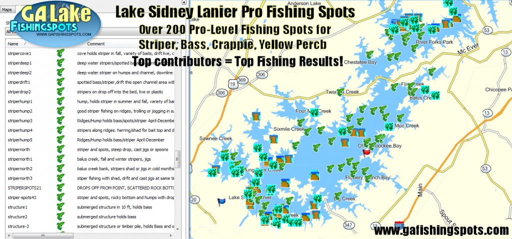 Map | Lake O&amp;#039; The Pines - Texas Fishing Hot Spots Maps | Printable Maps - Lake Of The Pines Texas Map