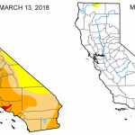 Map: Look At The Drought Difference In California From One Year Ago   California Drought Map