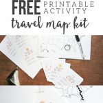Map My Trip For Kids | Charting Travel With A Free Map Template   Road Trip Map Printable