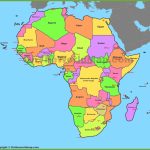 Map Of Africa With Countries And Capitals   Printable Map Of Africa With Countries Labeled