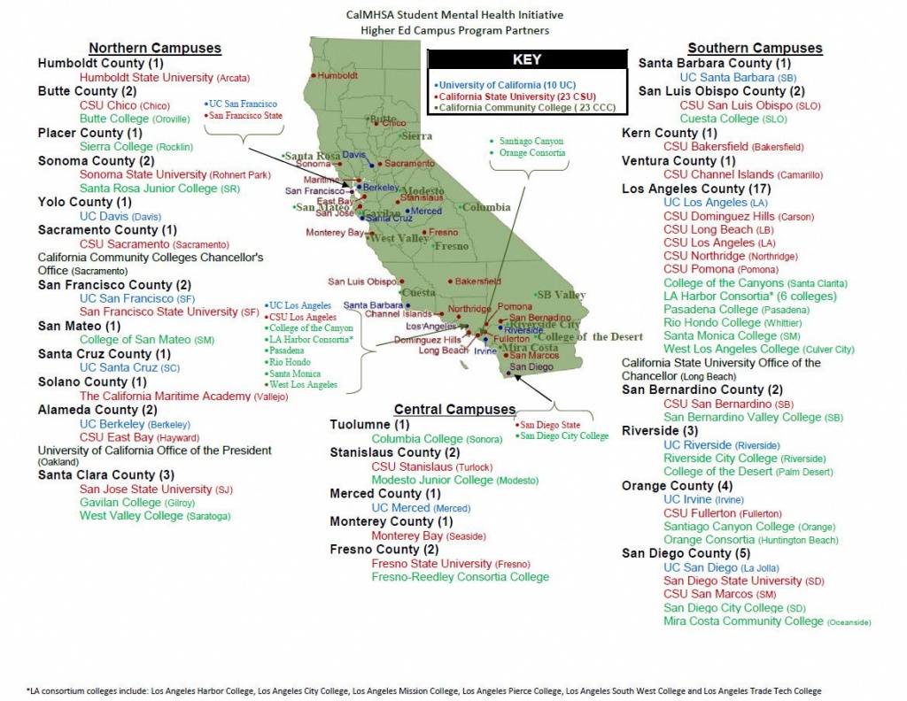 Map Of All U C Schools In California Yahoo Image Search Results Colleges In California Map 