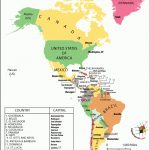 Map Of Americas | Print In 2019 | South America Map, America, Map   Printable Map Of The Americas