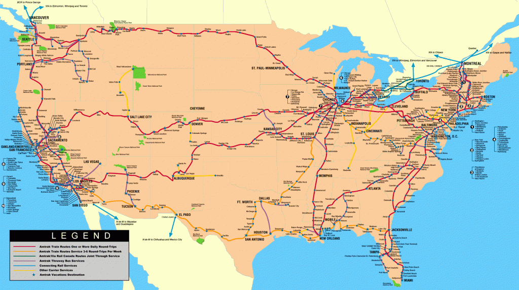 Map Of Amtrak Us Rail System [2279×1272] : Mapporn - Amtrak Map Southern California