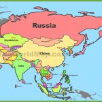 Map Of Asia With Countries And Capitals   Printable Map Of Asia With Countries And Capitals