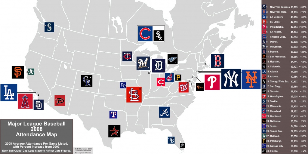 Map Of Baseball Teams In Usa - Capitalsource - California Baseball Teams Map