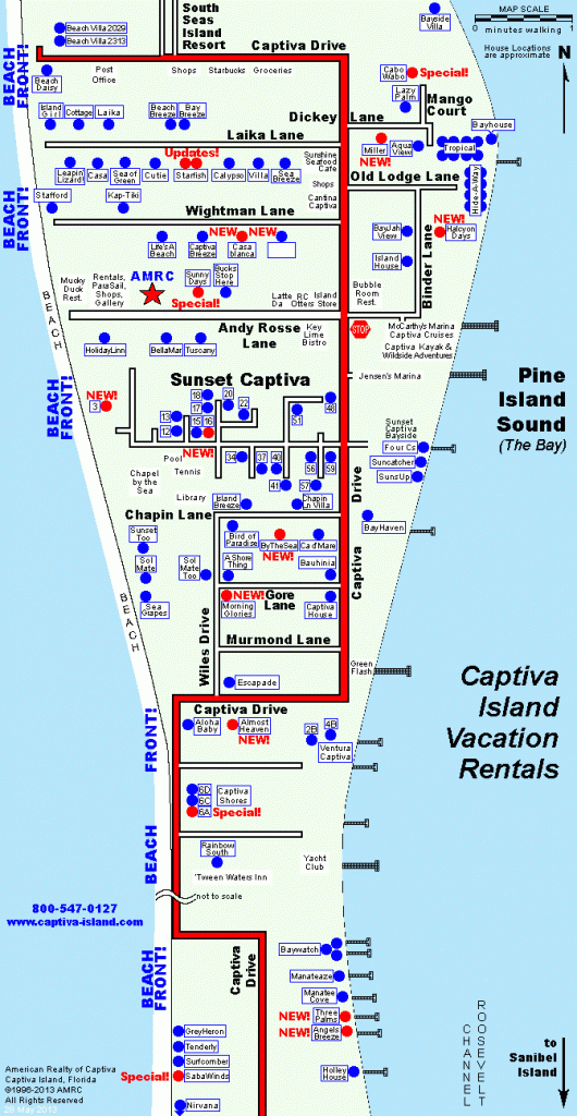 Map Of Captiva Village | Sanibel Island, Florida In 2019 | Captiva - Annabelle Island Florida Map