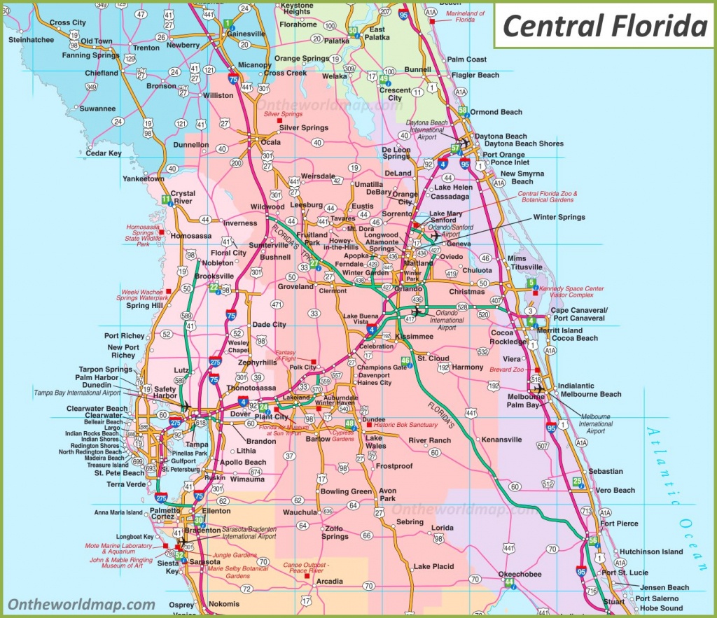 South And Central Florida County Trip Reports Within Broward County   Map Of Central Florida Map Of Central Florida 