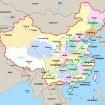Map Of China Cities And Travel Information | Download Free Map Of   Free Printable Map Of China