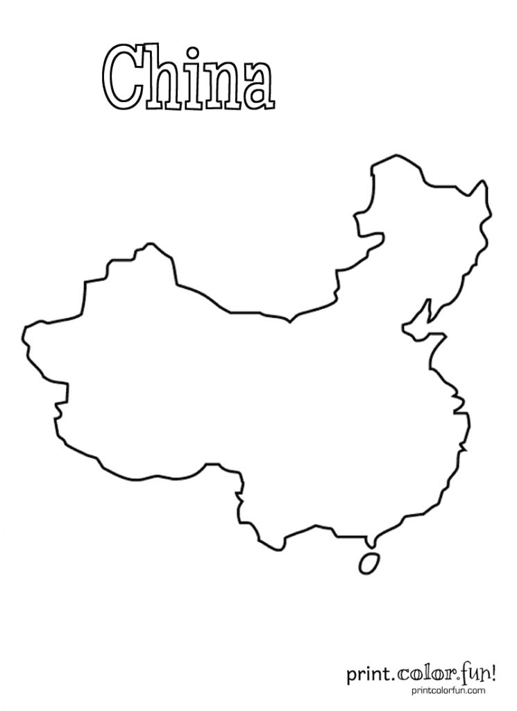 Map Of China | Print. Color. Fun! Free Printables, Coloring Pages - Printable Map Of China For Kids