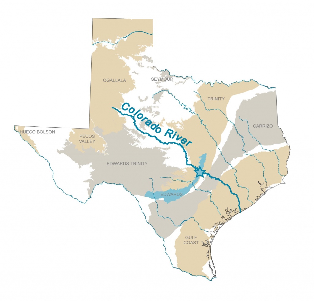 Map Of Colorado River In Texas | Download Them And Print - Colorado River Map Texas
