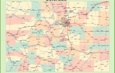 Printable Map Of Colorado Cities