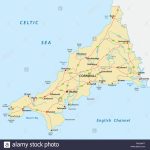 Map Of Cornwall Stock Photos & Map Of Cornwall Stock Images   Alamy   Printable Map Of Cornwall