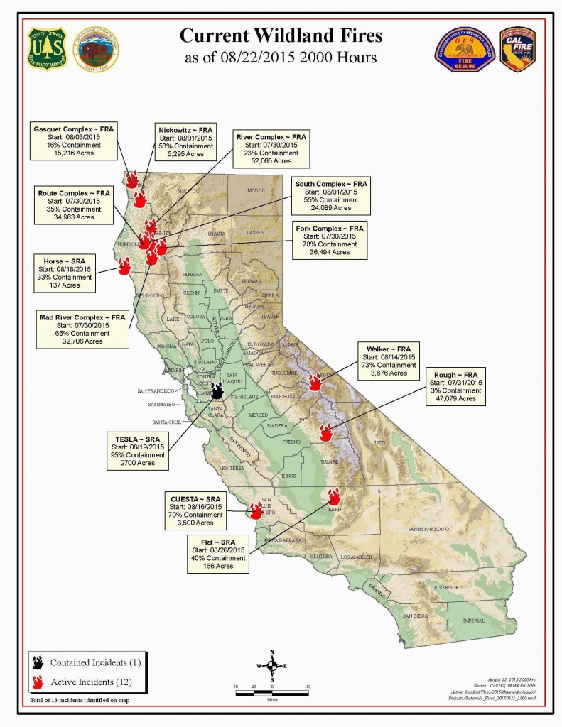 Map Of Current California Wildfires Southern California Wildfire Map - Map Of Current California Wildfires