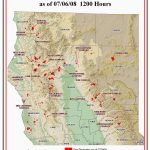 Map Of Current Fires In Northern California | Secretmuseum   Map Of Current California Wildfires