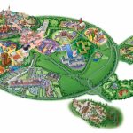 Map Of Disneyland Paris And Walt Disney Studios   Printable Disneyland Park Map