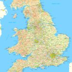 Map Of England And Wales   Printable Map Of Uk Towns And Cities