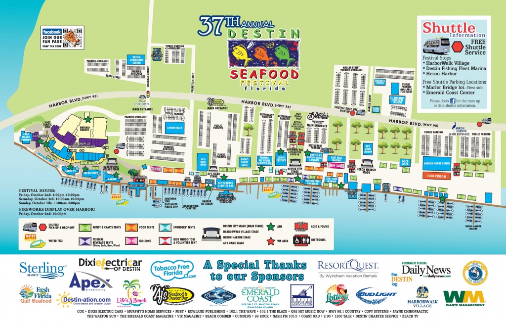 Map Of Fl Destin | Download Them And Print - Map Of Destin Florida Attractions