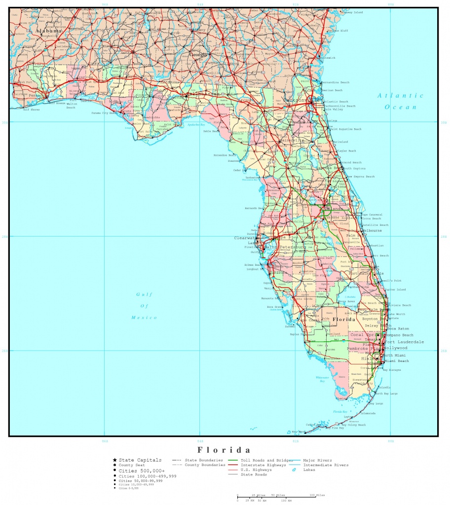 Map Of Florida Georgia And Travel Information | Download Free Map Of - Road Map Of Georgia And Florida