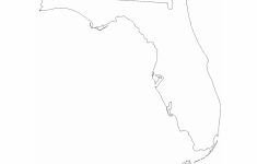 Florida Map Outline Printable