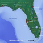 Map Of Florida State, Usa   Nations Online Project   Port St John Florida Map