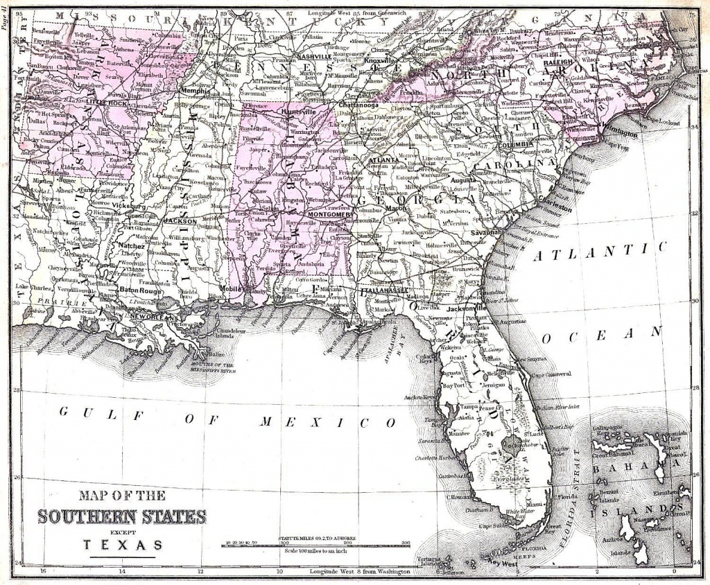 Map Of Georgia And Florida | Sitedesignco - Map Of Georgia And Florida