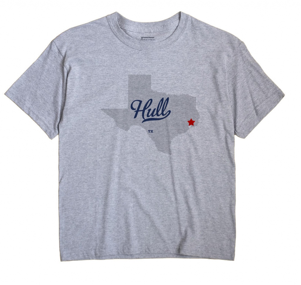 Map Of Hull, Tx, Texas - Hull Texas Map