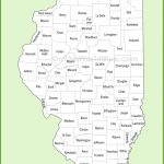 Map Of Illinois Counties   World Maps   Illinois County Map With Cities Printable