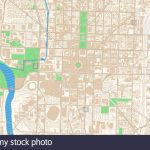 Map Of Indianapolis Stock Photos & Map Of Indianapolis Stock Images   Downtown Indianapolis Map Printable