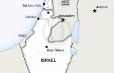Blank Map Israel Printable