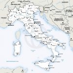 Map Of Italy Political In 2019 | Free Printables | Map Of Italy   Free Printable Map Of Italy