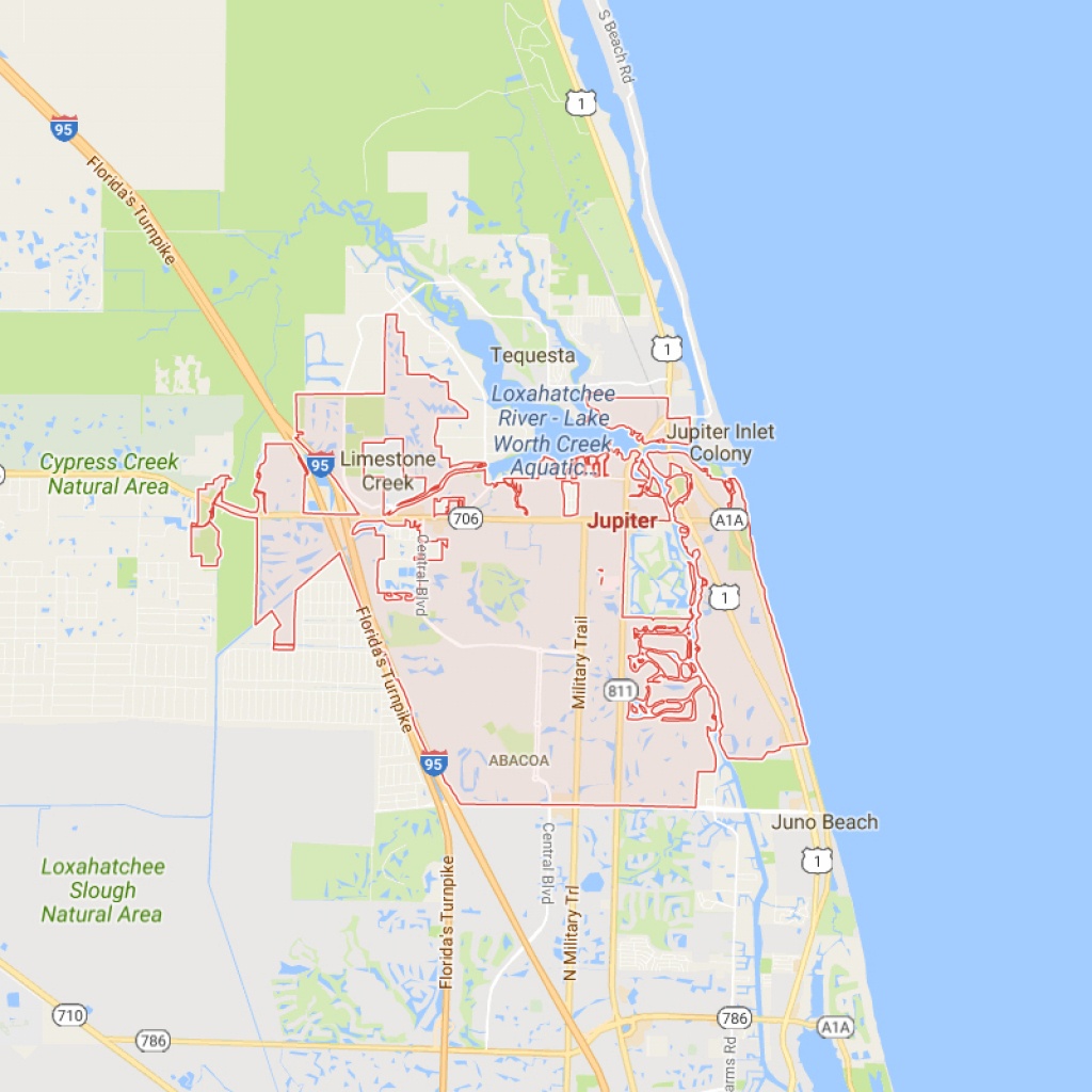 Map Of Jupiter Florida - Abacoa Florida Map