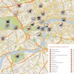 Map Of London With Must See Sights And Attractions. Free Printable   Free Printable Tourist Map London