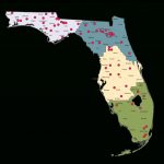 Map Of Major Institutions    Florida Department Of Corrections   Florida Tent Camping Map