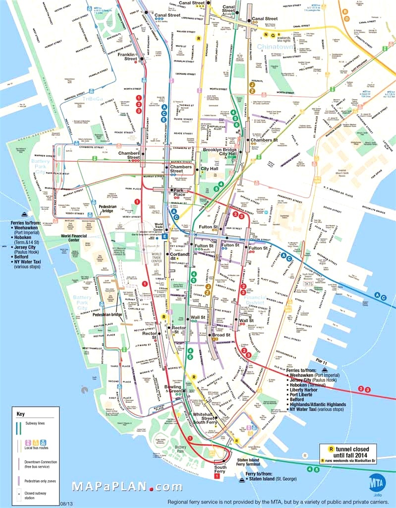 Map Of Manhattan Nyc And Travel Information | Download Free Map Of - Printable Map Of Manhattan Nyc