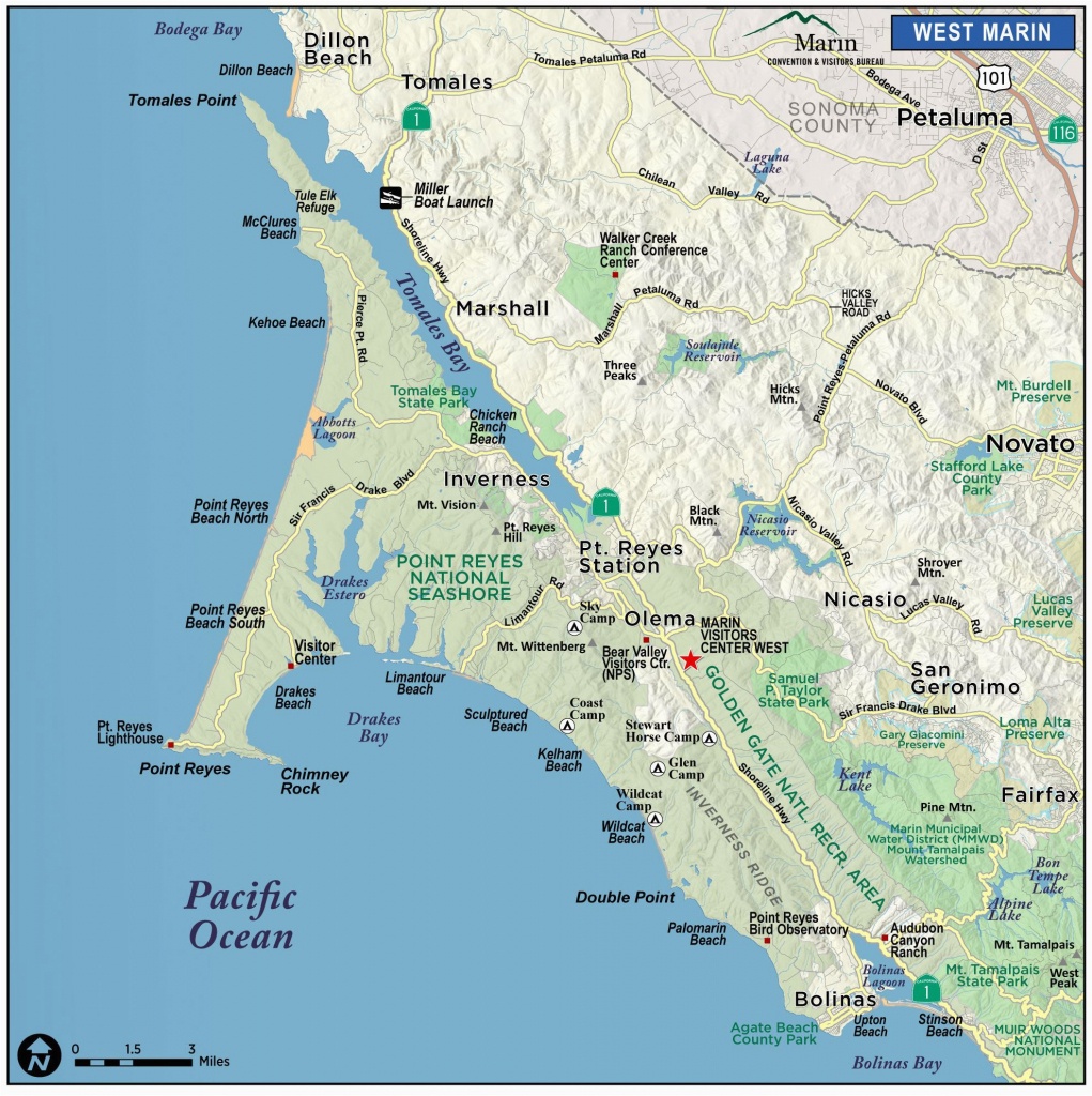 Map Of Marin County California Map Of Marin Directions – Secretmuseum - Marin County California Map
