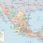 Map Of Mexico   Baja California, Cancun, Cabo San Lucas   Map Of Southern California And Northern Mexico