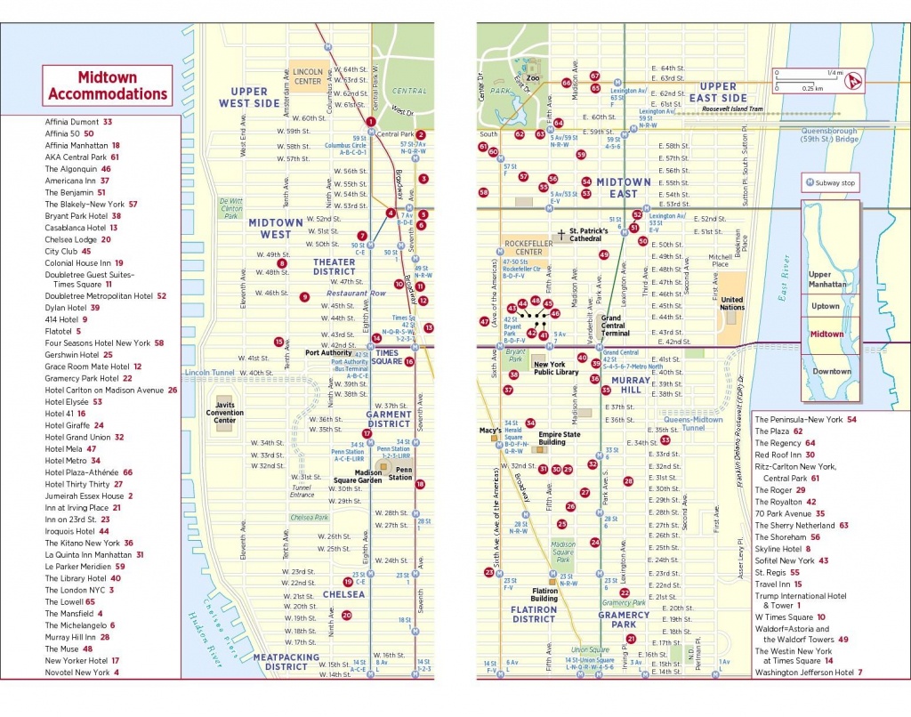 Map Of Midtown Manhattan Printable - Printable Walking Map Of - Printable Walking Map Of Midtown Manhattan