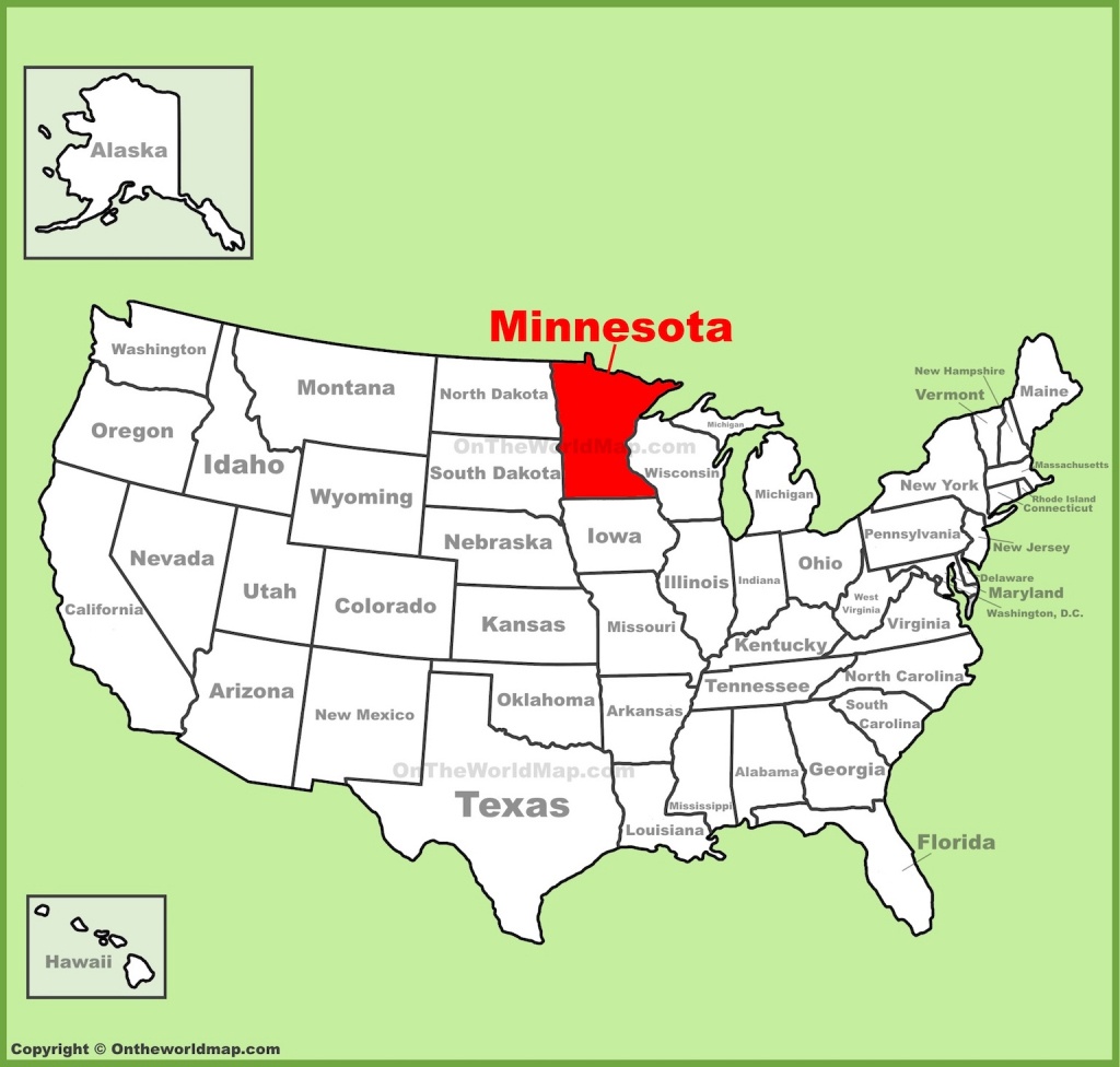 Map Of Minnesota Free And Printable - Printable Map Of Minnesota