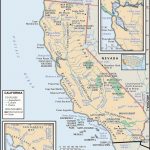 Map Of National Parks And Monuments Of The State Of California [1449   Map Of California National Parks And Monuments
