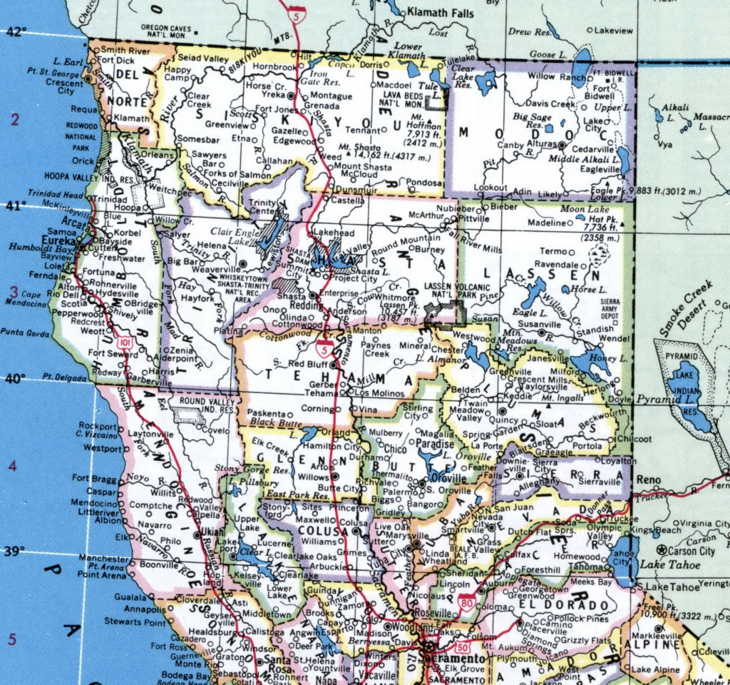Map Of Northern California Cities Inspirational Ca Maps California - Detailed Map Of Northern California