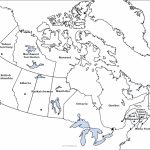 Map Of Provinces Capitals In Canada Canada Provinces Canadian   Printable Blank Map Of Canada To Label