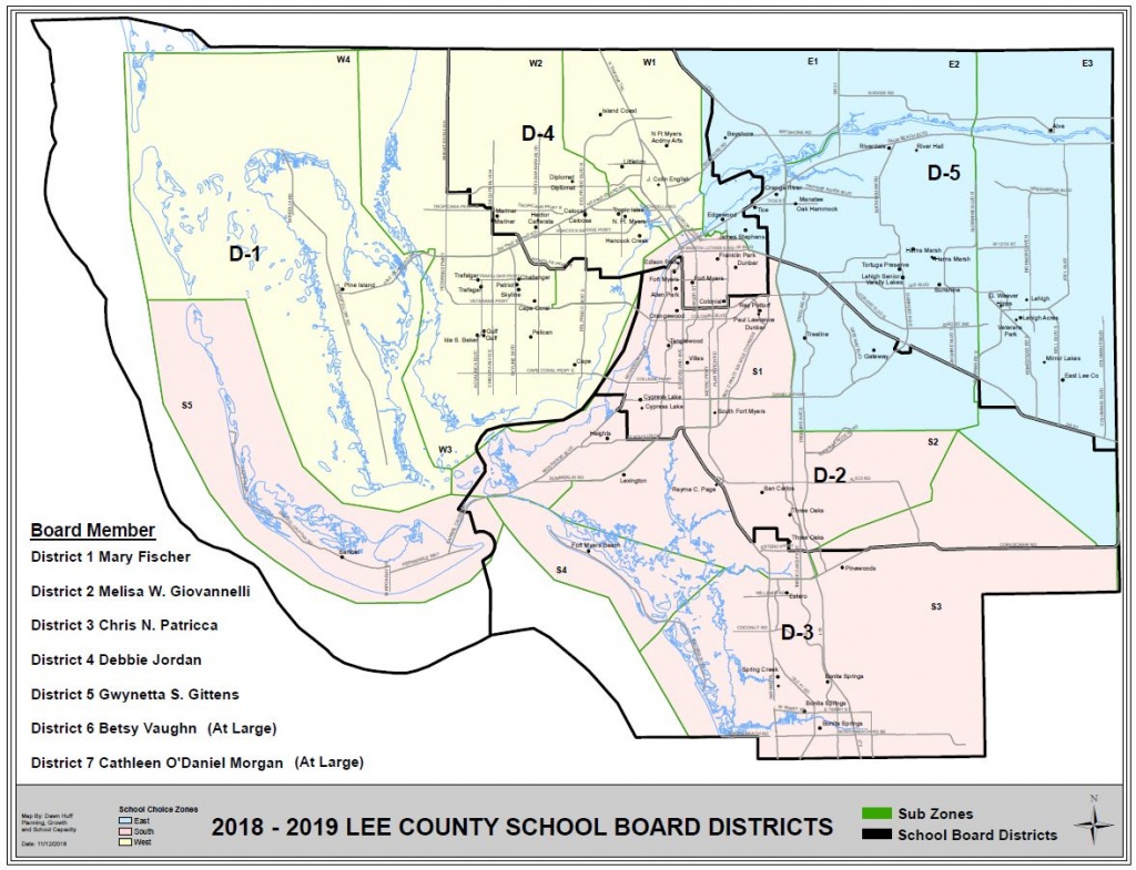 Map Of Residential Areas Lee County Schools Map Of Lee County Florida 