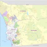 Map Of San Diego County   Printable Map Of San Diego County   Printable Map Of San Diego County